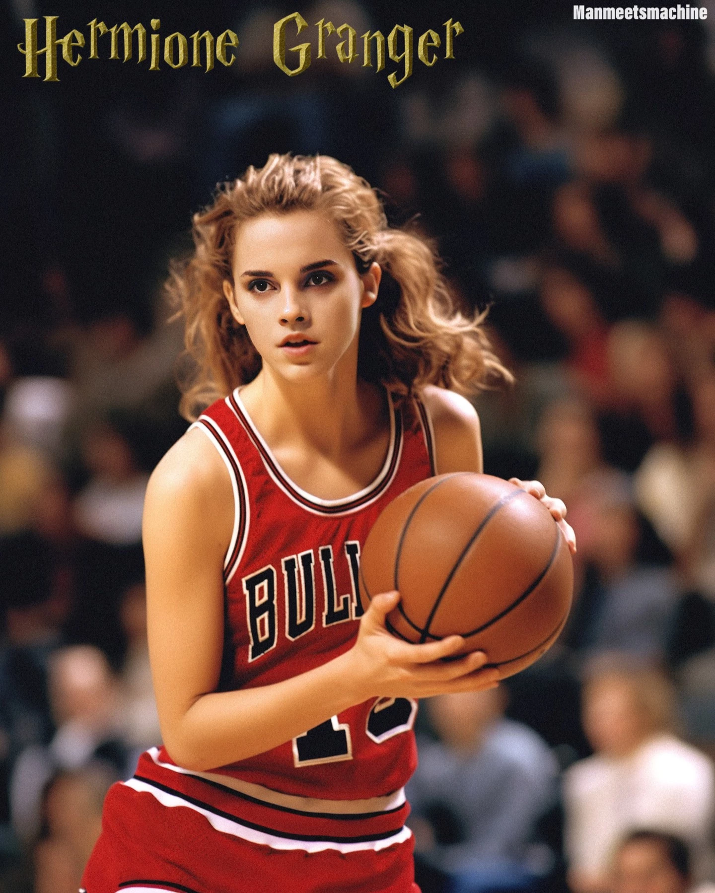 With Her Beauty, Hermione Granger Is Going To Draw Some Look In The Chicago Bulls Uniform