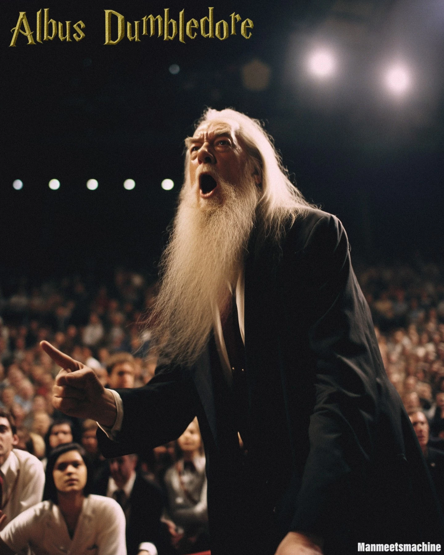 Coach Albus Dumbledore Is Screaming His Players From Outside The Court