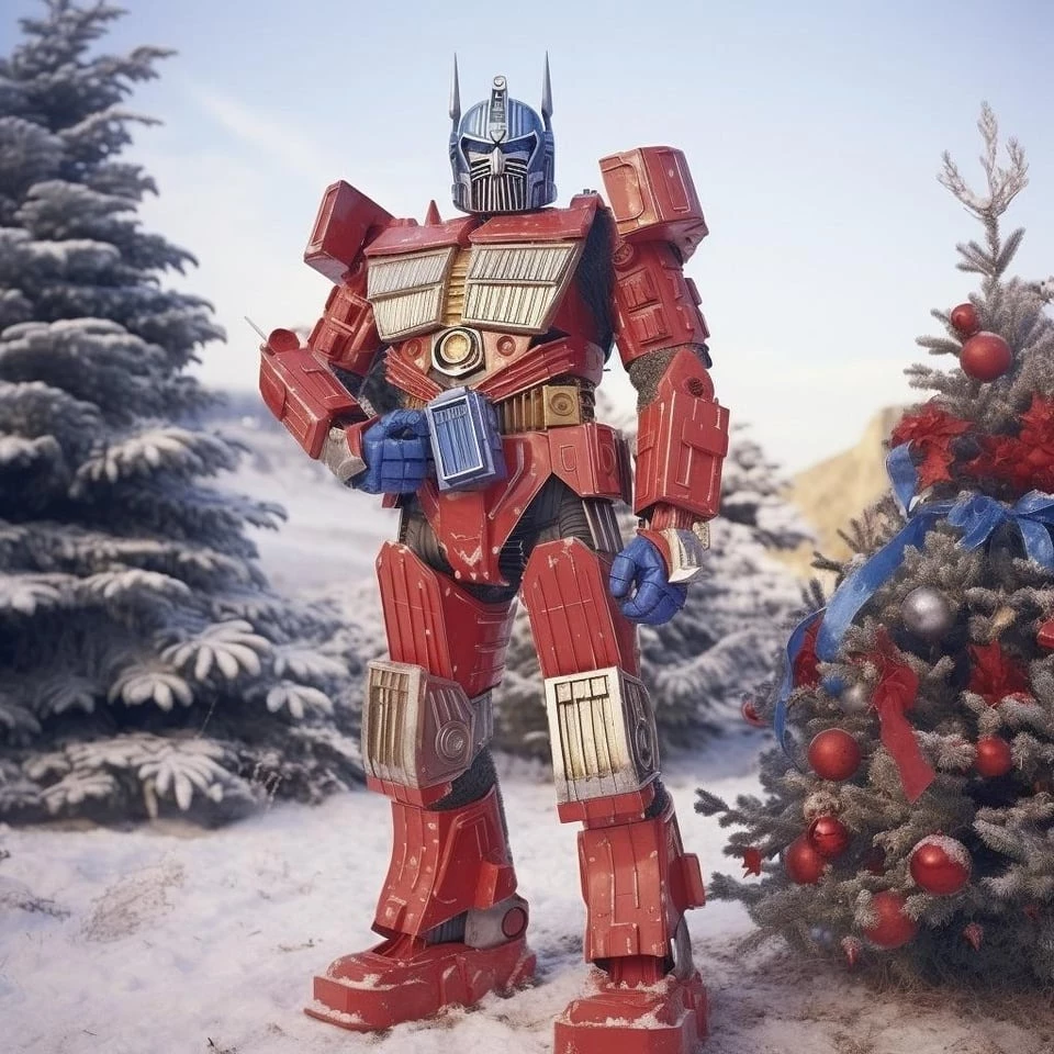Even The Autobots Want To Send You A Christmas Card