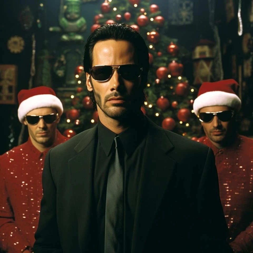 Neo Is Sending You The Most Badass Christmas Card Ever