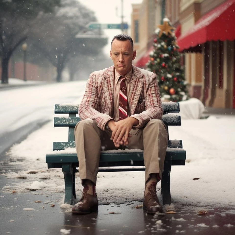 Forrest Will Send You A Card With Him Sitting On His Favorite Bench