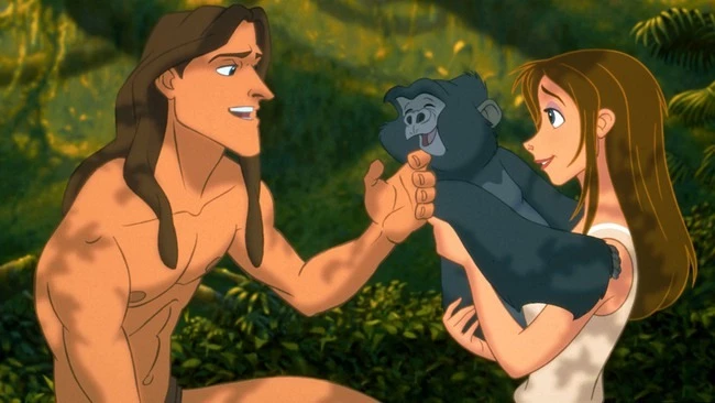 Tarzan Speaks American Accent