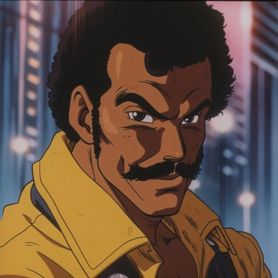 Lando Calrissian Looks Less Like A Goofball, And More Handsome In The Anime-Verse