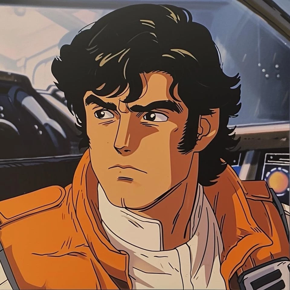 Poe Dameron In His Iconic Pilot Outfit