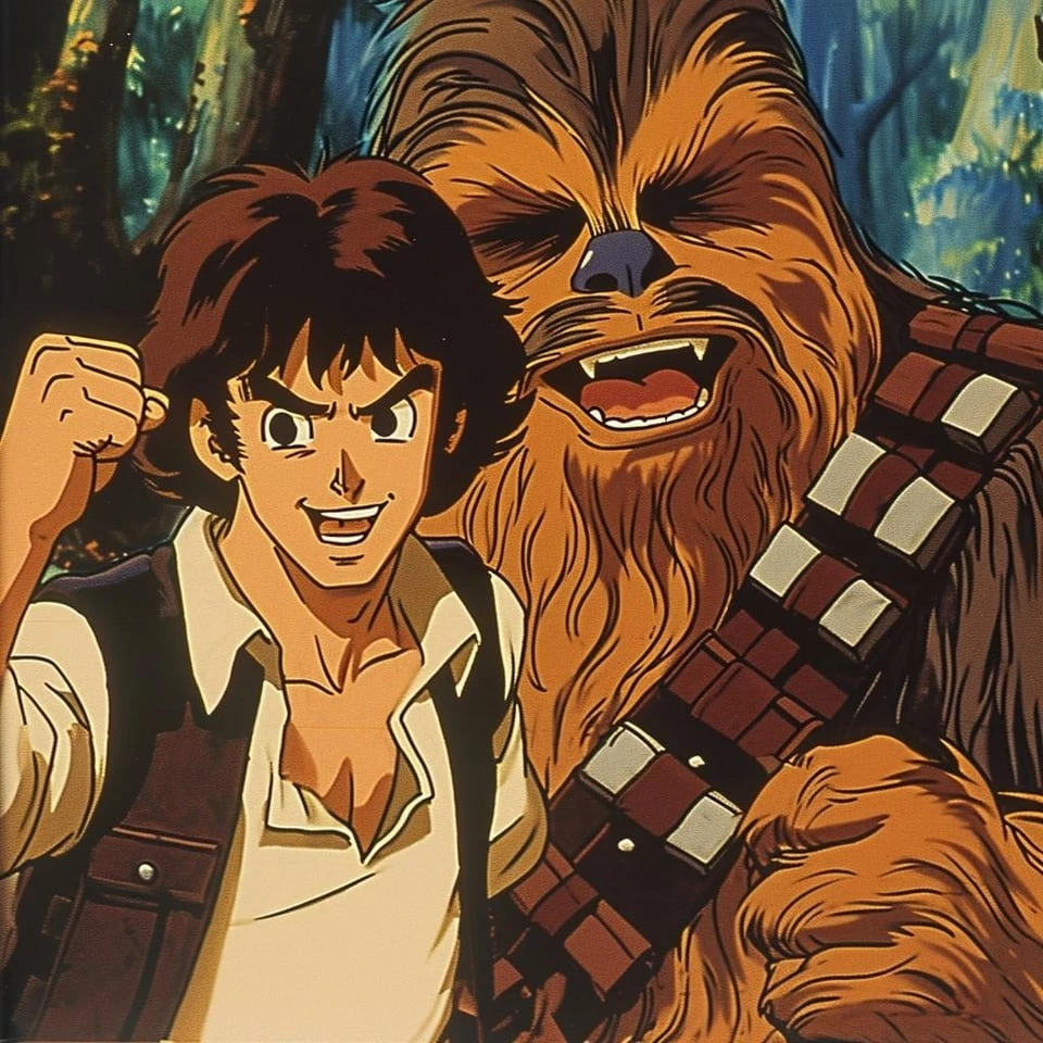 The Dynamic Duo, Han Solo And Chewbacca Are Plotting Some Mischief Again