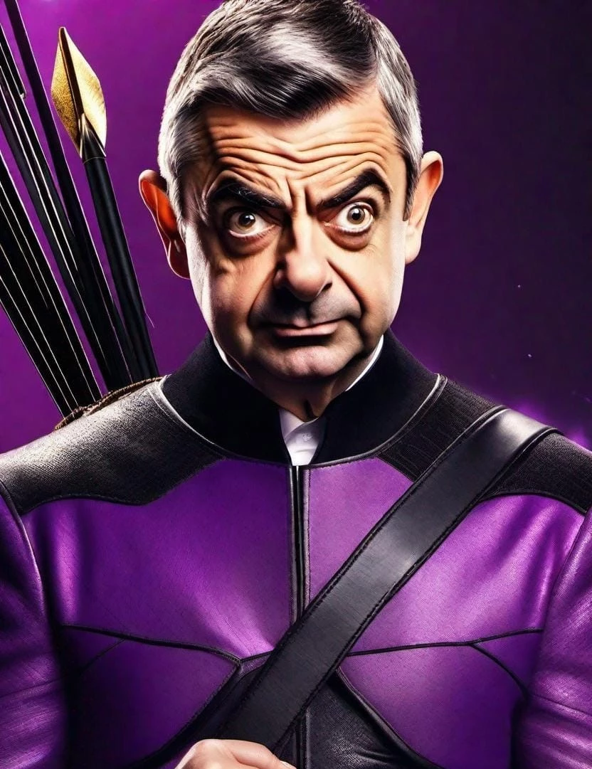 Rowan Atkinson (Mr. Bean) As Hawkeye