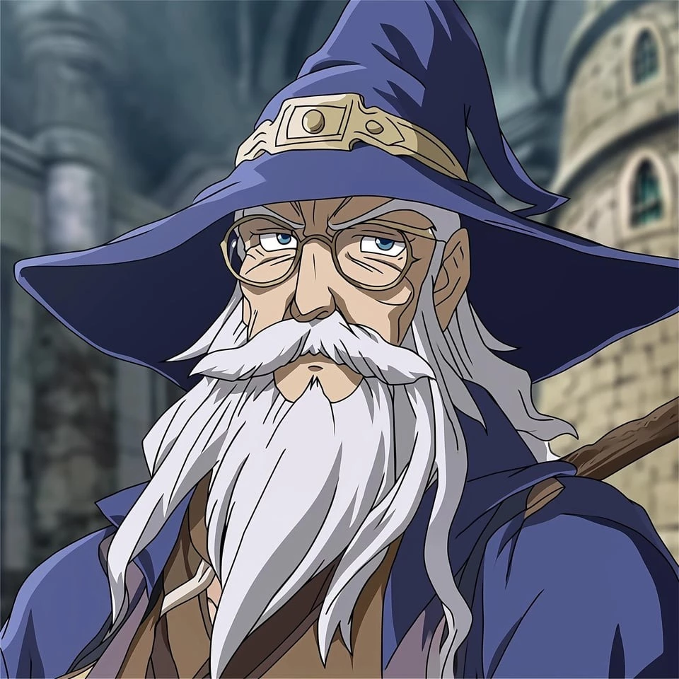 Meanwhile, Professor Dumbledore Looks Like A Dragon Quest Character
