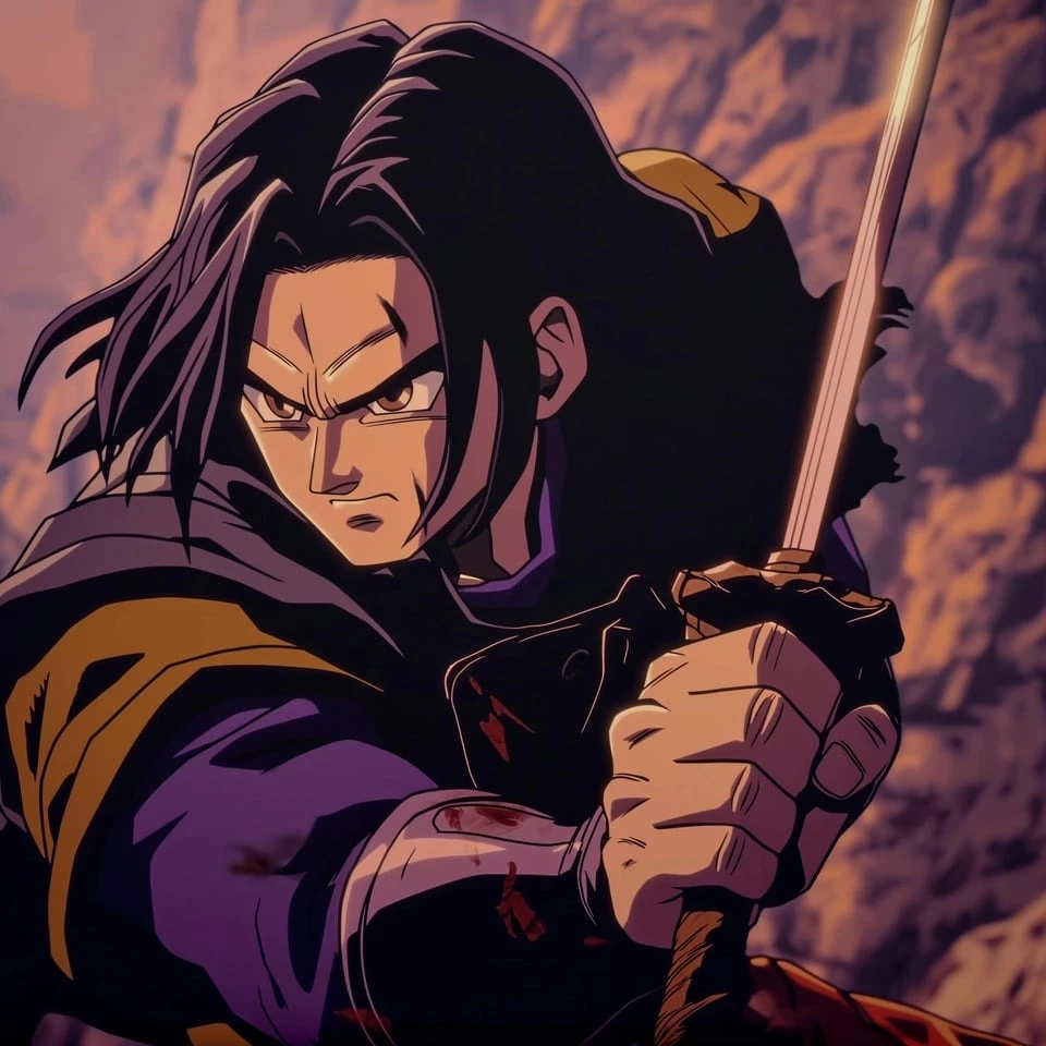 Aragorn Looks Like A Black-Haired Version Of Trunks From Dragon Ball Z