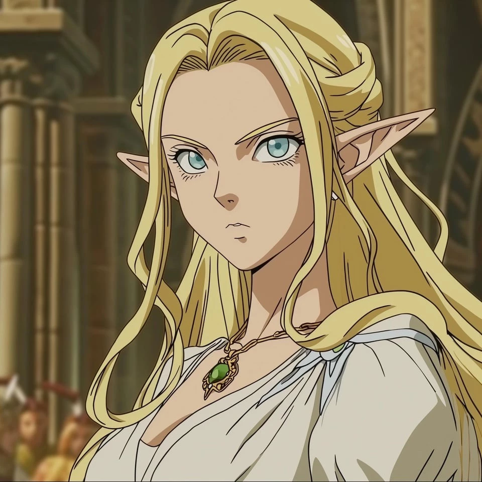The Beautiful Galadriel Looks Even More Stunning In Anime Art Style