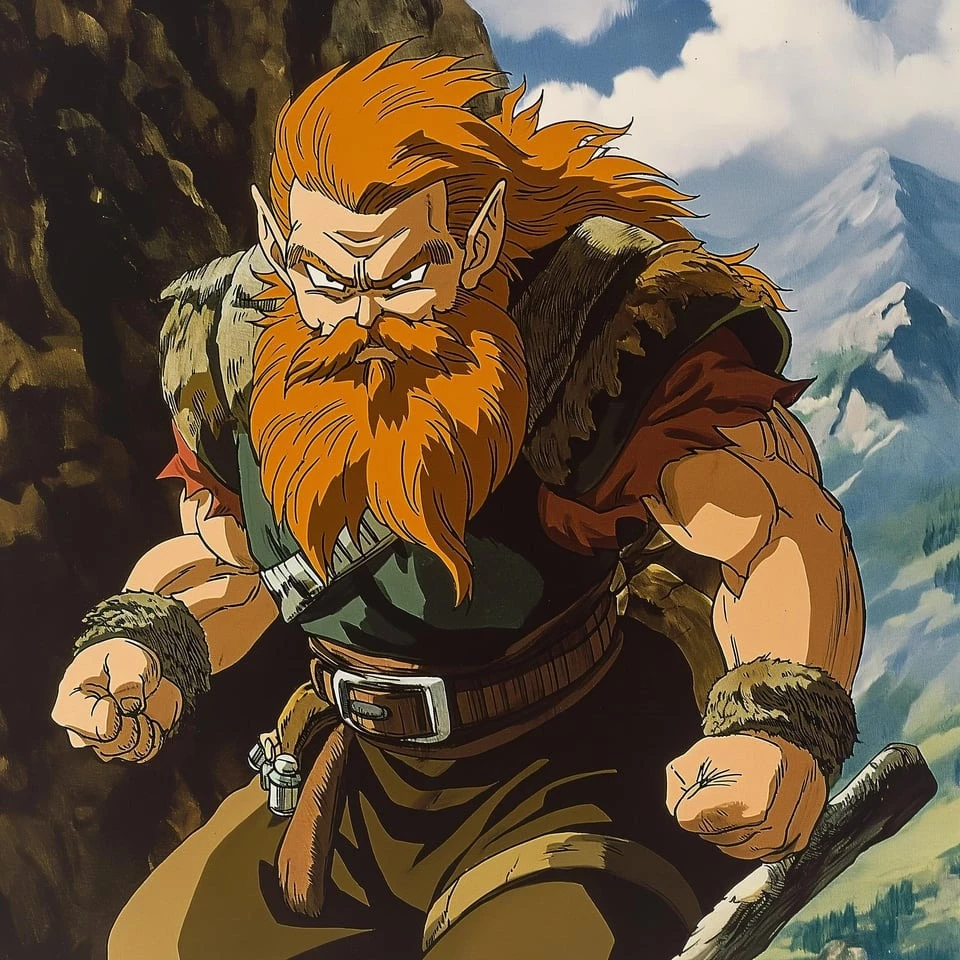 The Dwarf Gimli Looks Incredibly Muscular And Fierce. Why Need An Axe When You Can Rip Your Enemies With Your Bare Hands?
