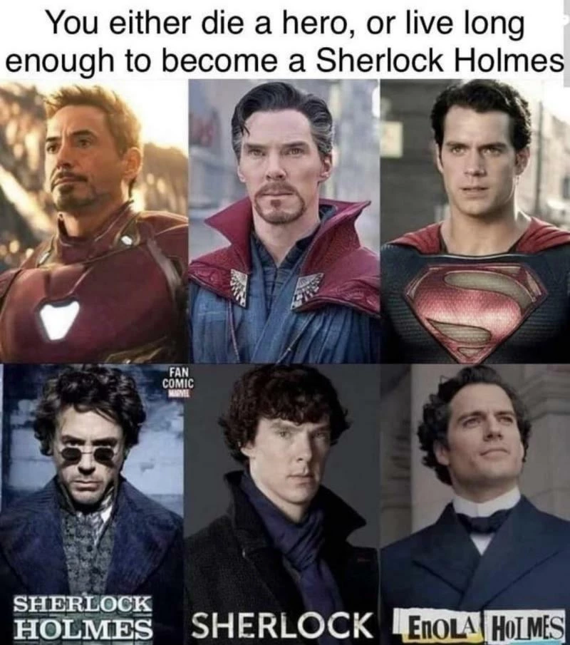 Both RDJ And Benedict Nailed It As Sherlock Holmes Though