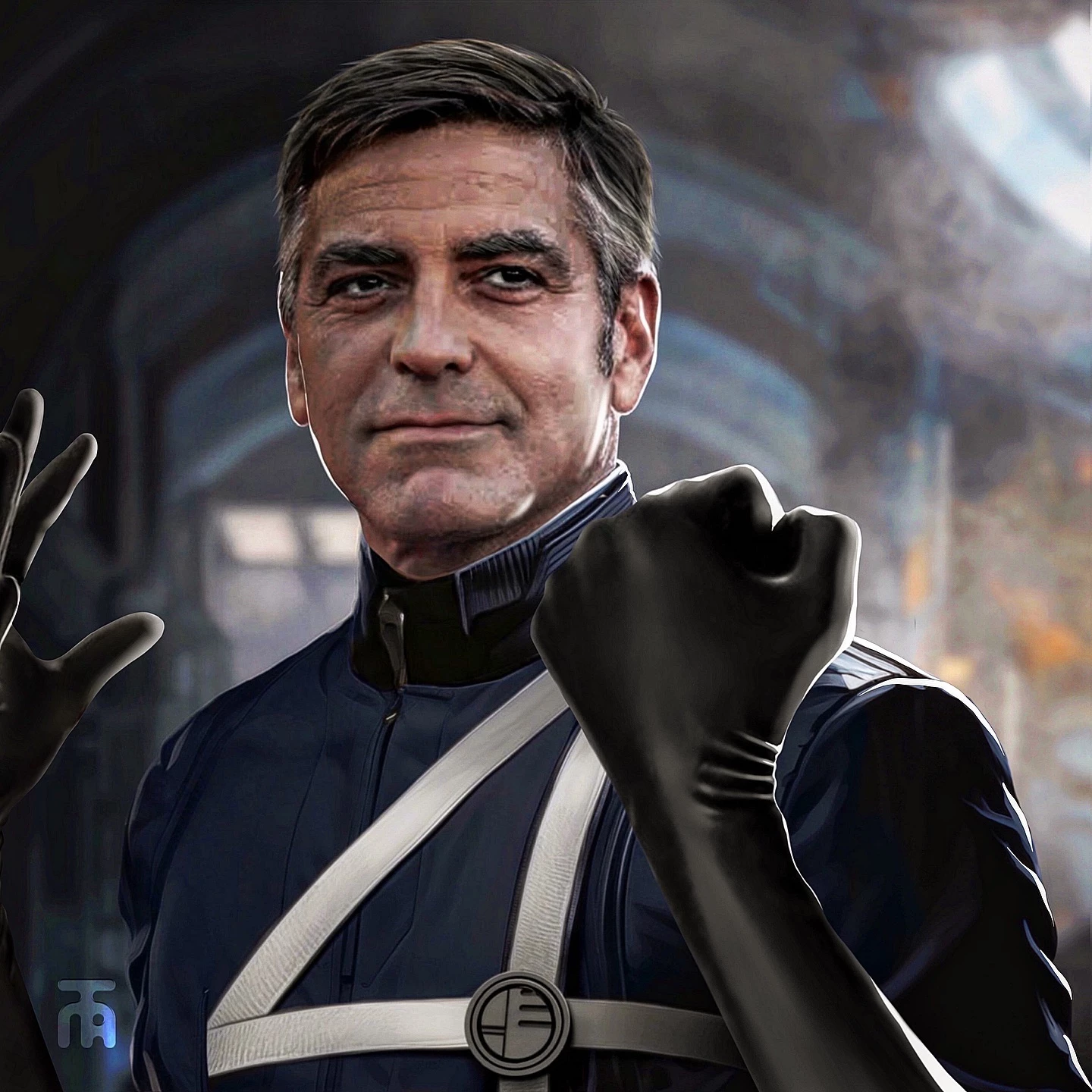 George Clooney As Mister Fantastic