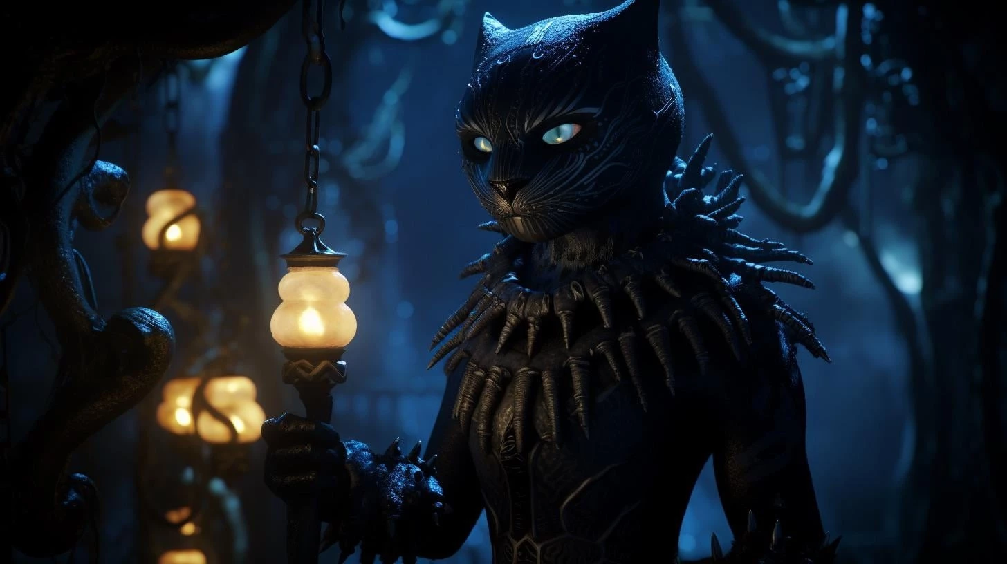 In This Universe, Black Panther Is A Full-Fledged Panther, And He Looks So Cute