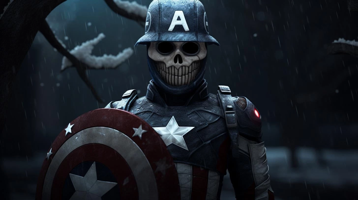 Having Lived For A Hundred Years, Captain America Is Now A Skeleton Of His Former Self