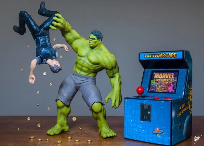 When Hulk Needs More Coins To Play Arcade Games