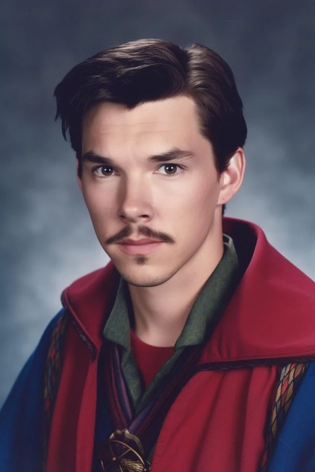 For A High School Kid, Doctor Strange Has One Heck Of A Mustache Here