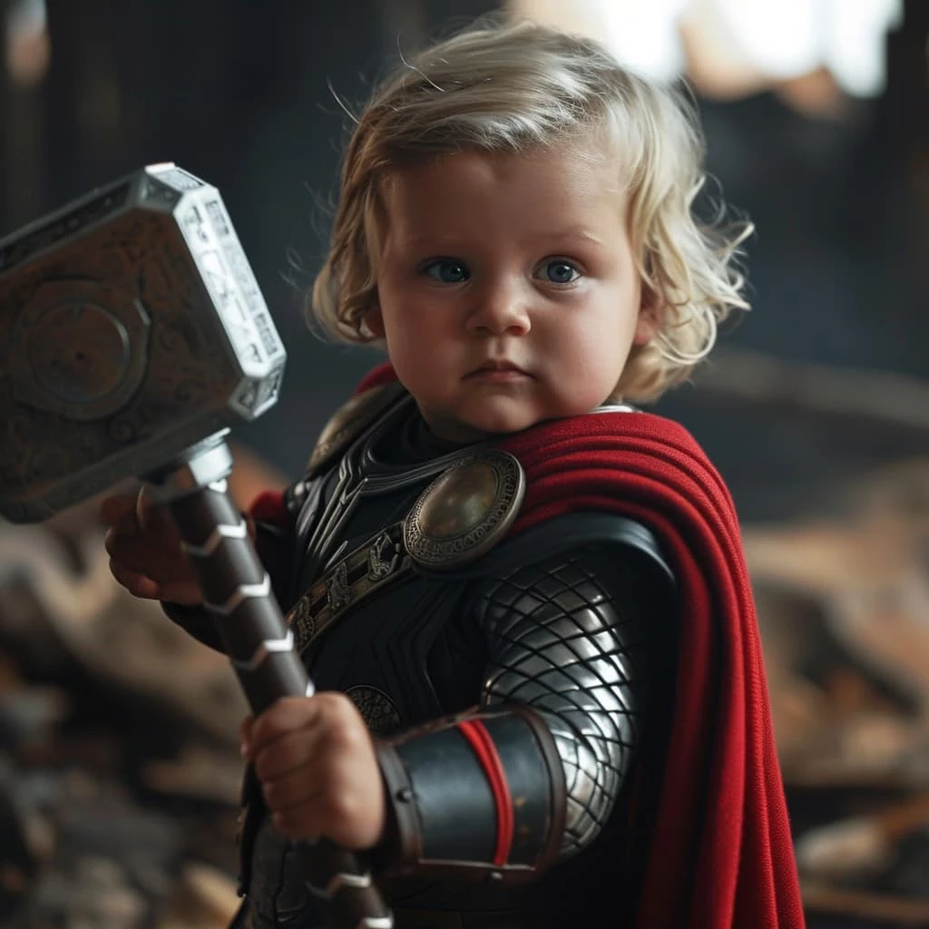 Thor Has Been Wielding His Legendary Mjolnir Since Such A Young Age
