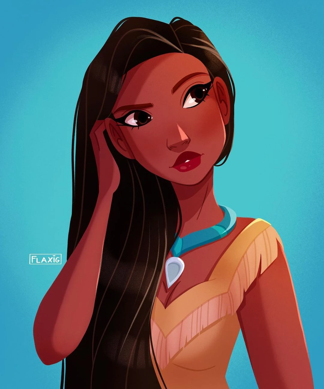 Pocahontas Playing With Her Hair Is One Of The Most Bewitching Scenes In (Pocahontas)