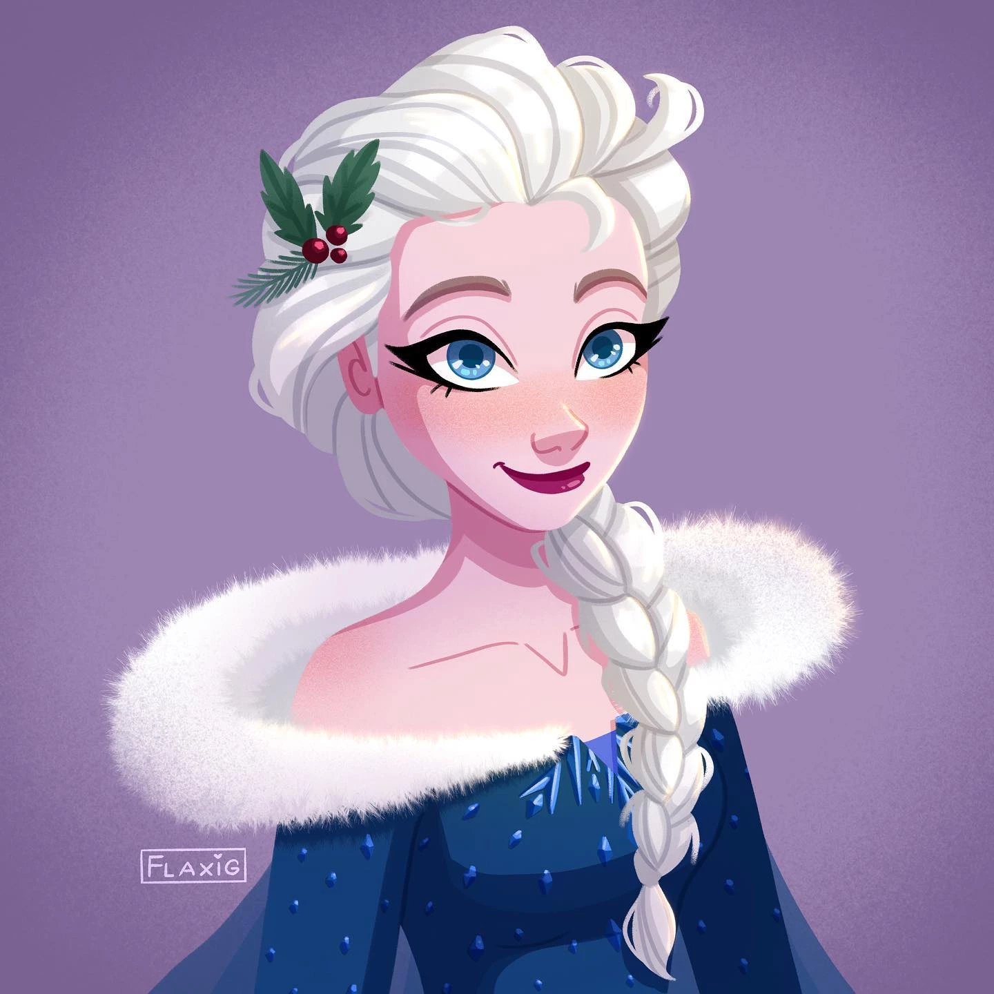 Elsa In Her Royalty Costume (Frozen)