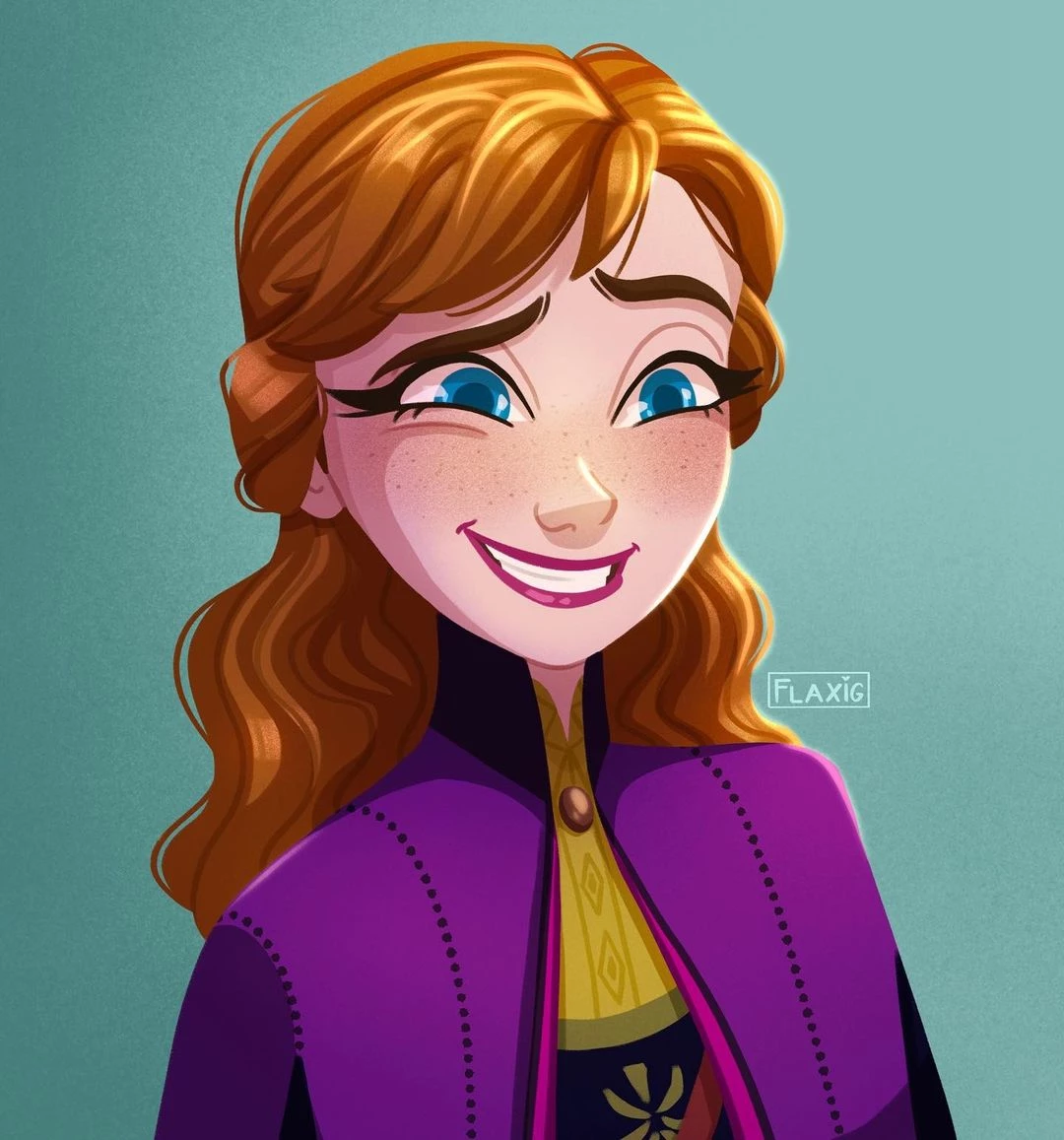 Princess Anna’s Awkward Smile (Frozen)