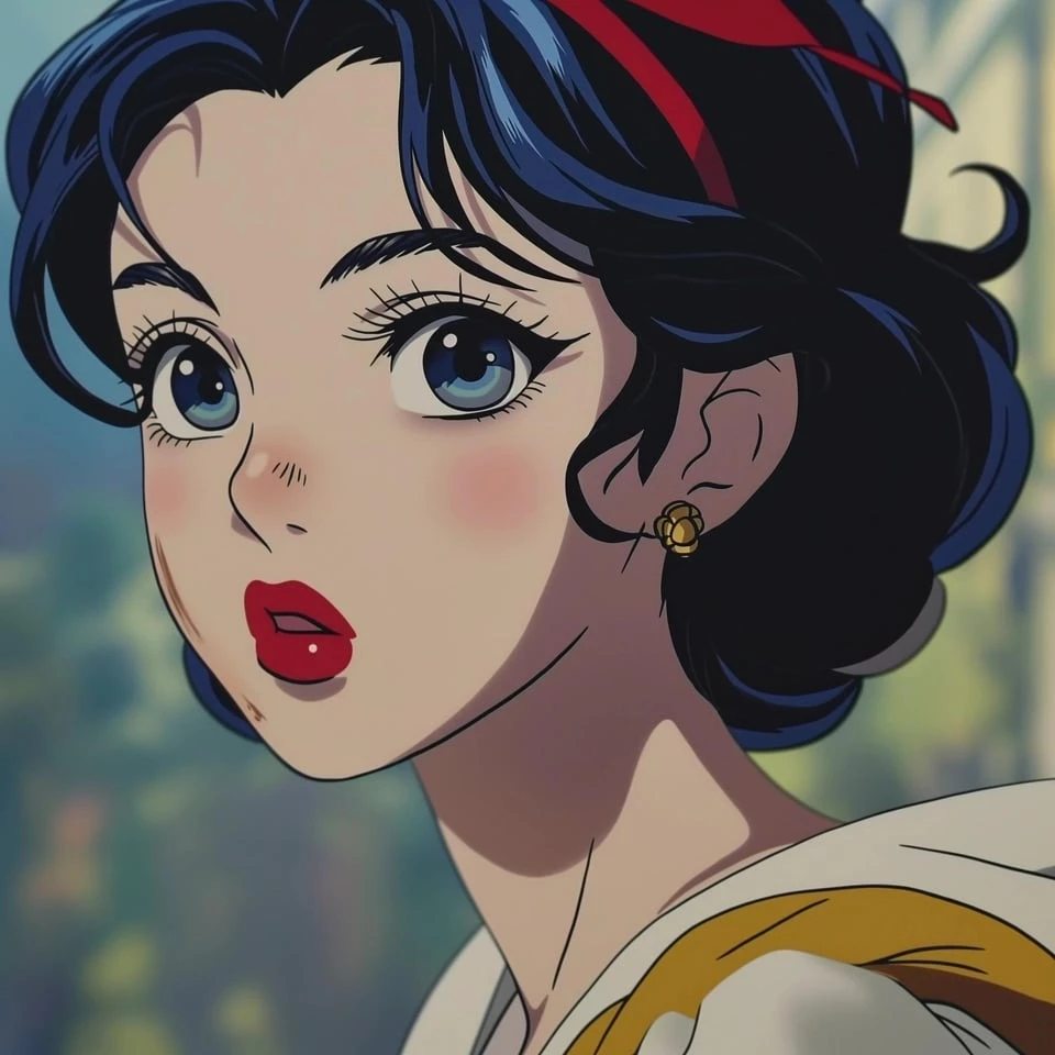 Snow White’s Stunning Blue Eyes Are Perfectly Depicted Here