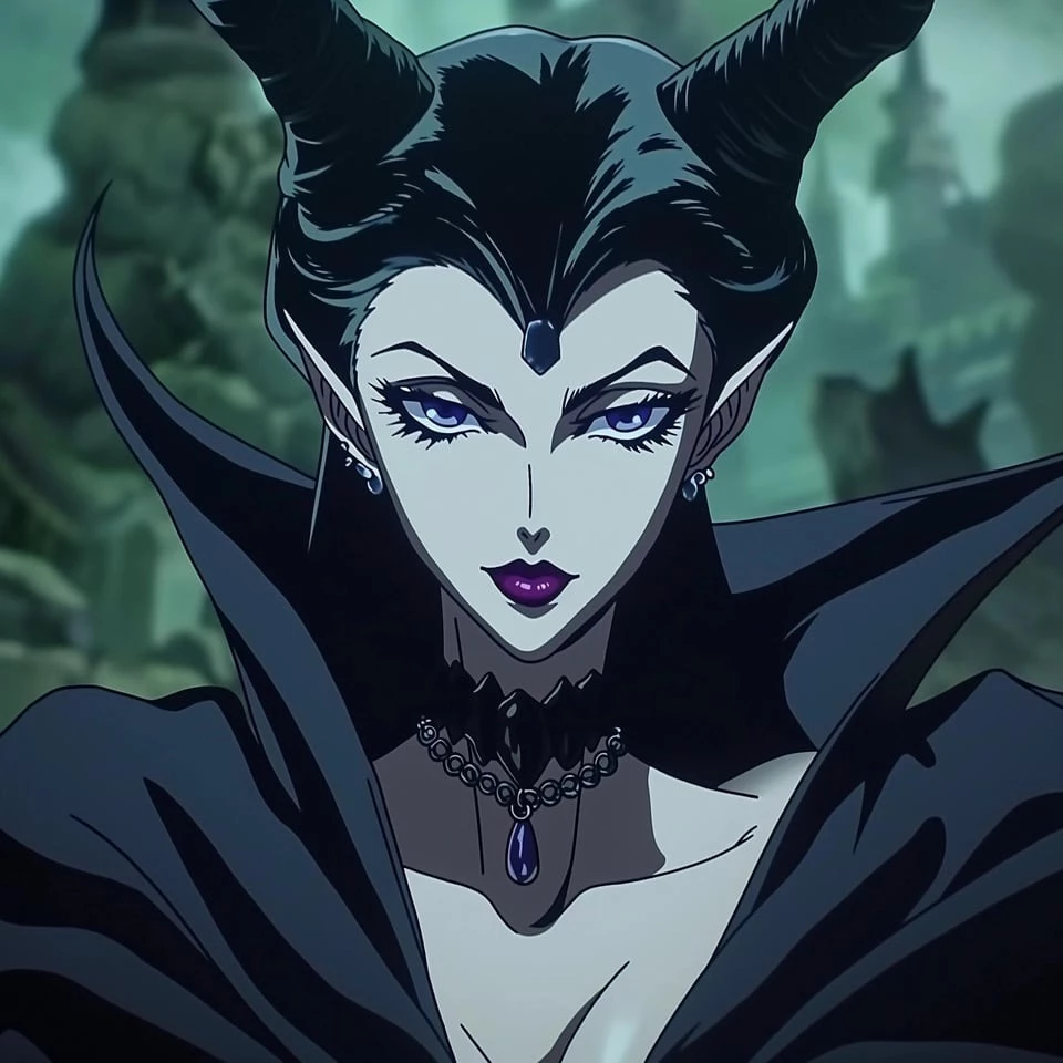 And Last But Not Least, We Have Maleficent, Whose Beauty Reminds Us Of Lisa Lisa From Jojo Part 2