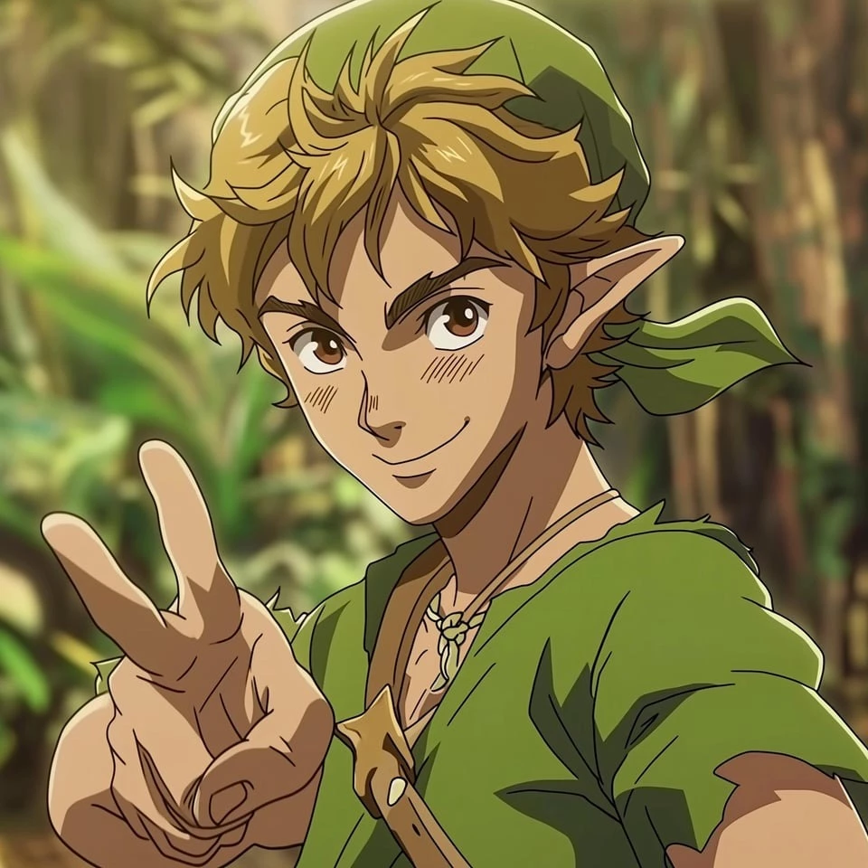 Peter Pan Looks A Bit Like Link From The Legend Of Zelda In This Picture
