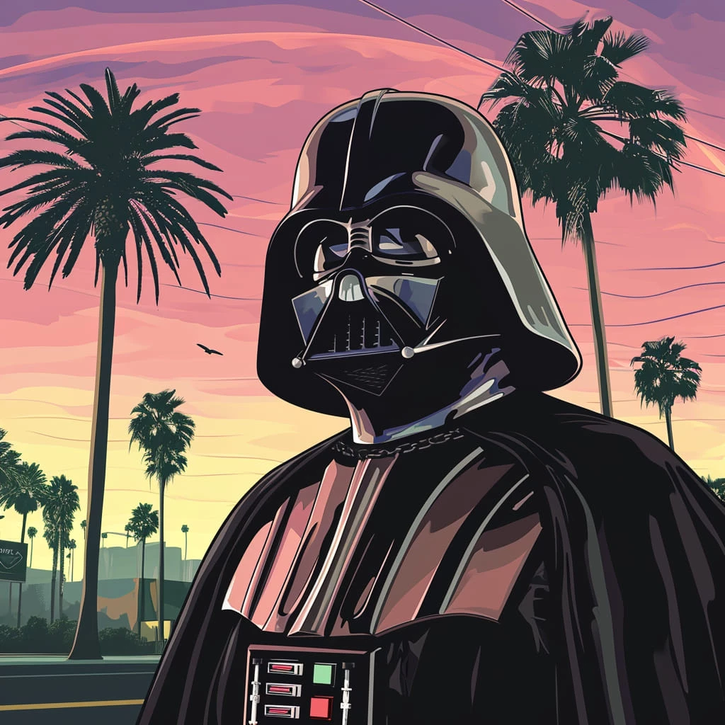 Darth Vader Is Ready To Wreak Havoc On The Beautiful City Of Los Santos