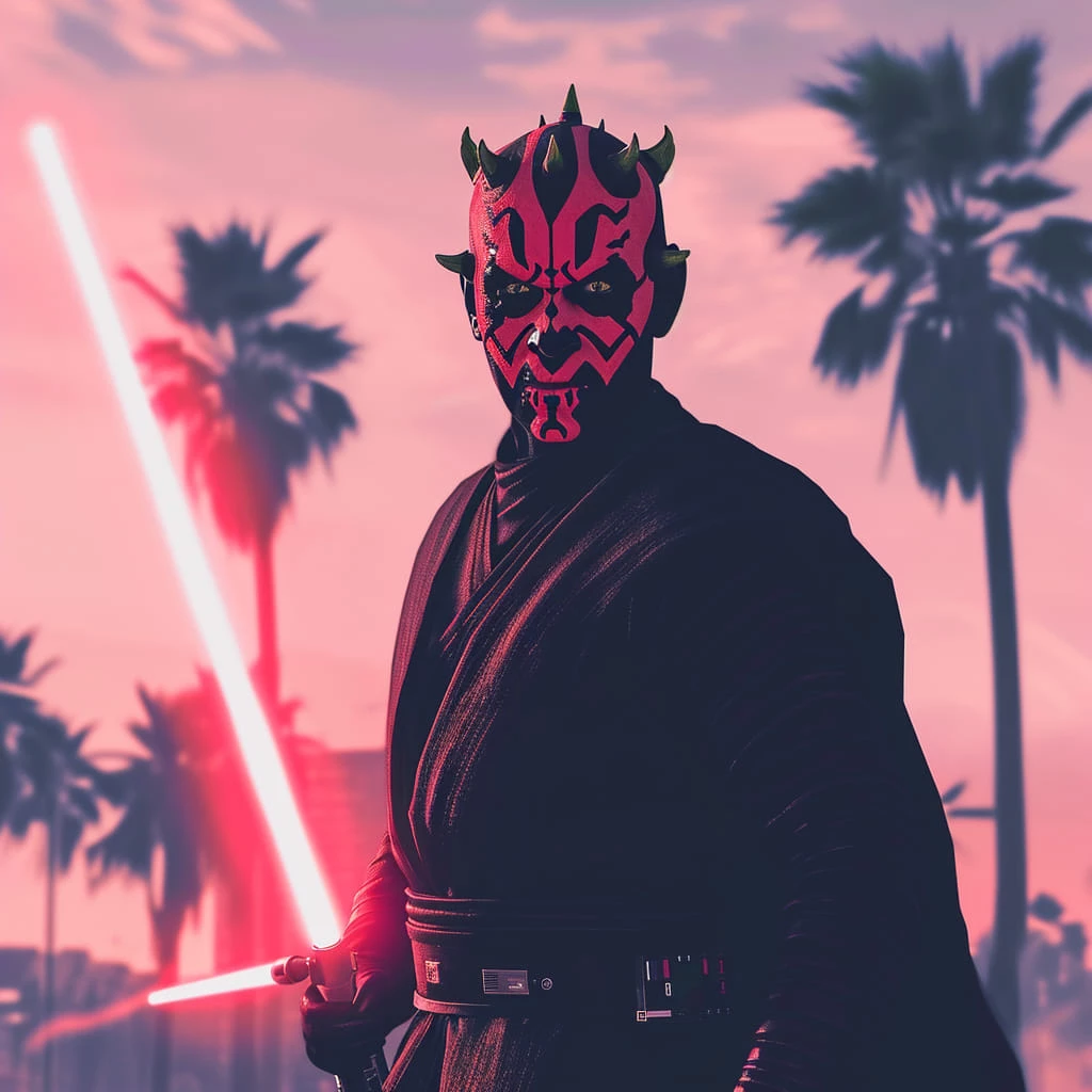Darth Maul Will Get Into Trouble With The Police In That Getup