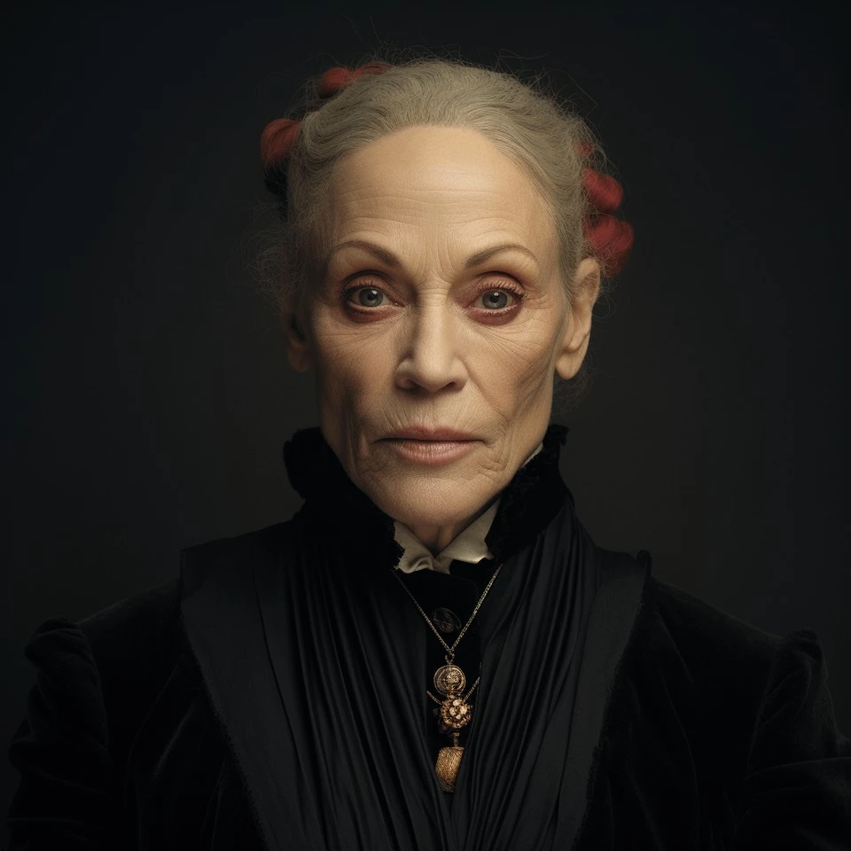 Joan Malkovich Looks Like A Victorian Era Grandma Painting