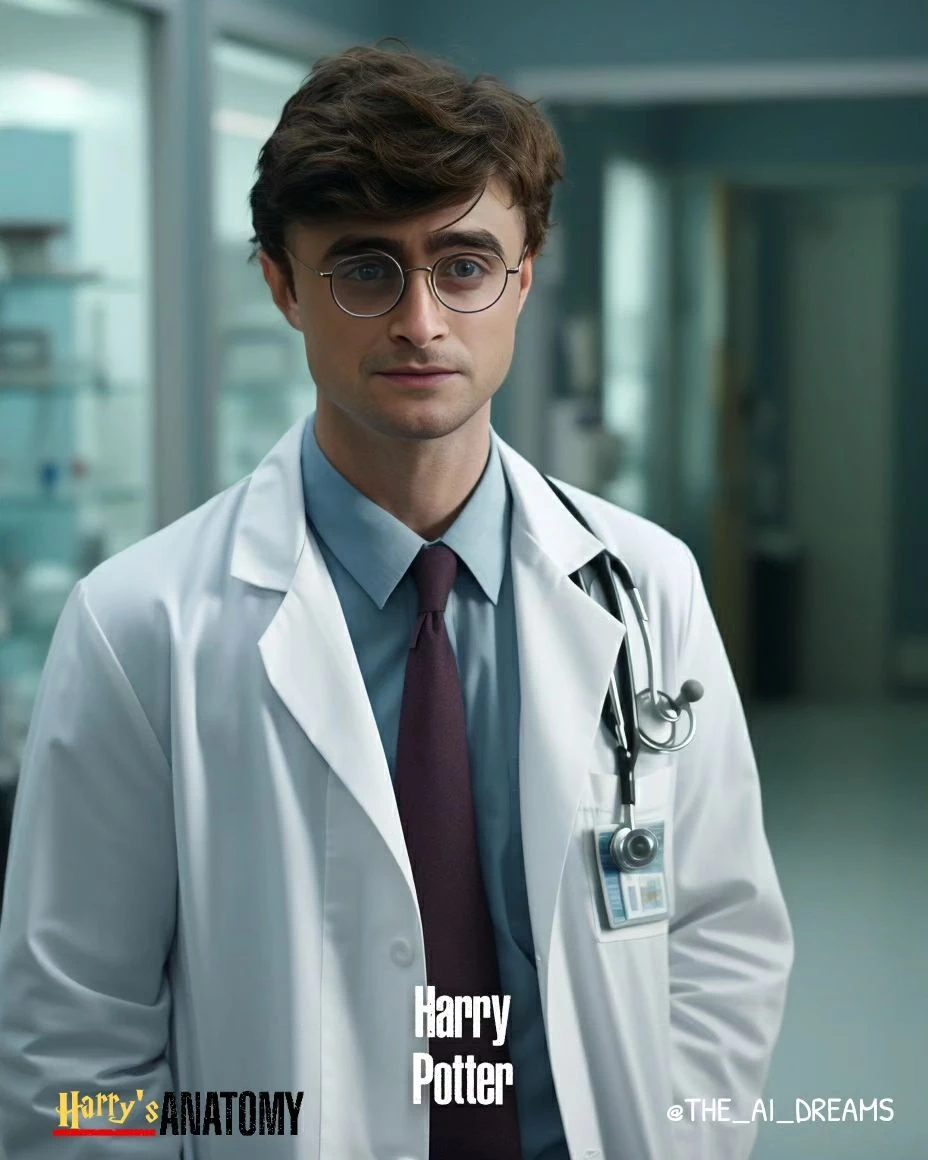 Harry Potter, The Franchise’s Protagonist, In The Iconic Doctor Suit