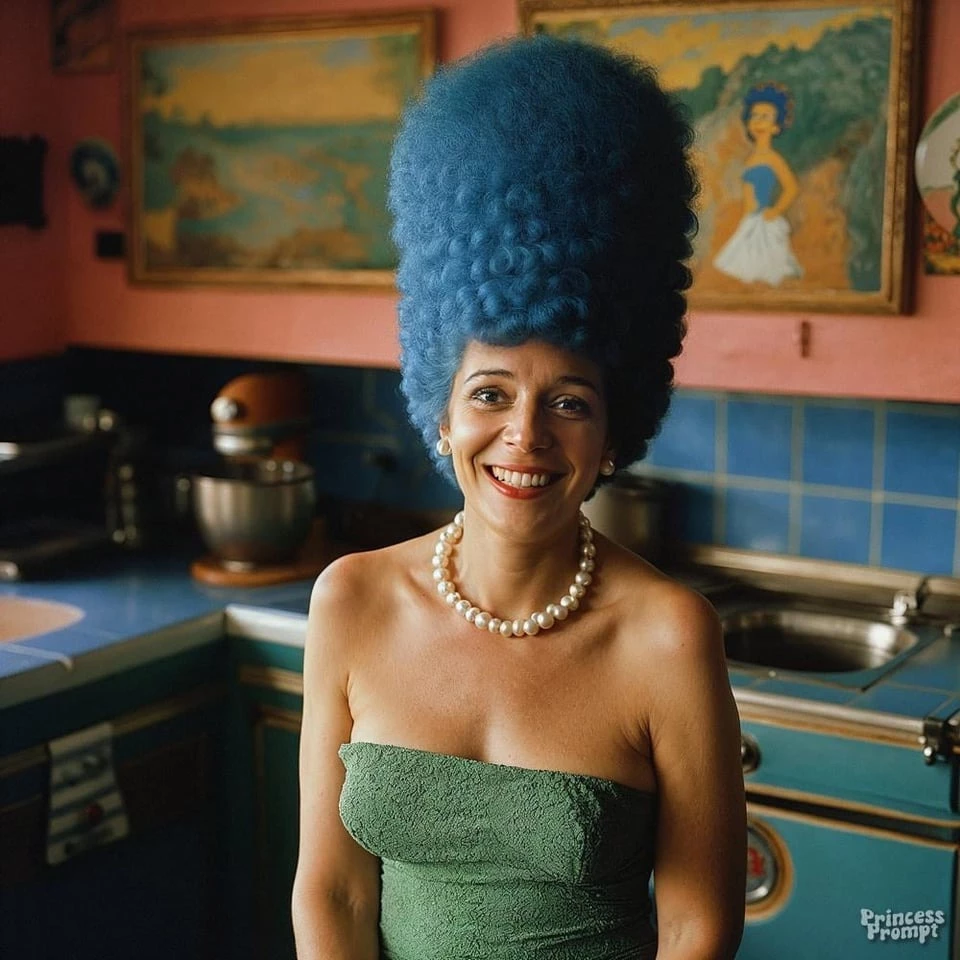 Meanwhile, Homer’s Wife, Marge, Retains Her Iconic Sponge-Like Hairstyle In This Live-Action Universe