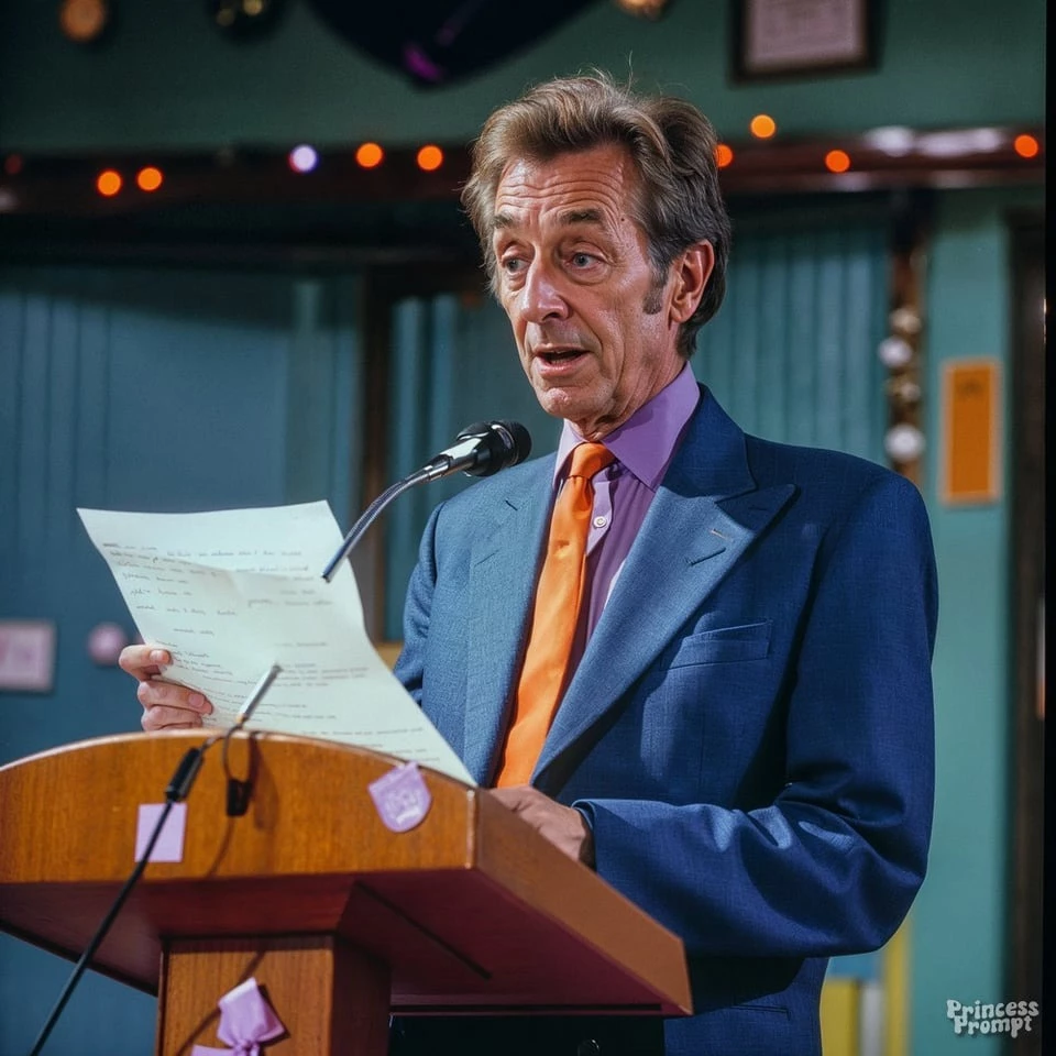 The Man Of Many Talents, Principal Skinner, Is Preparing For A Speech