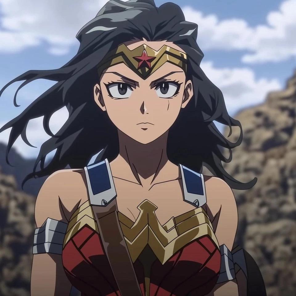 Wonder Woman Looks Like A Character From My Hero Academia