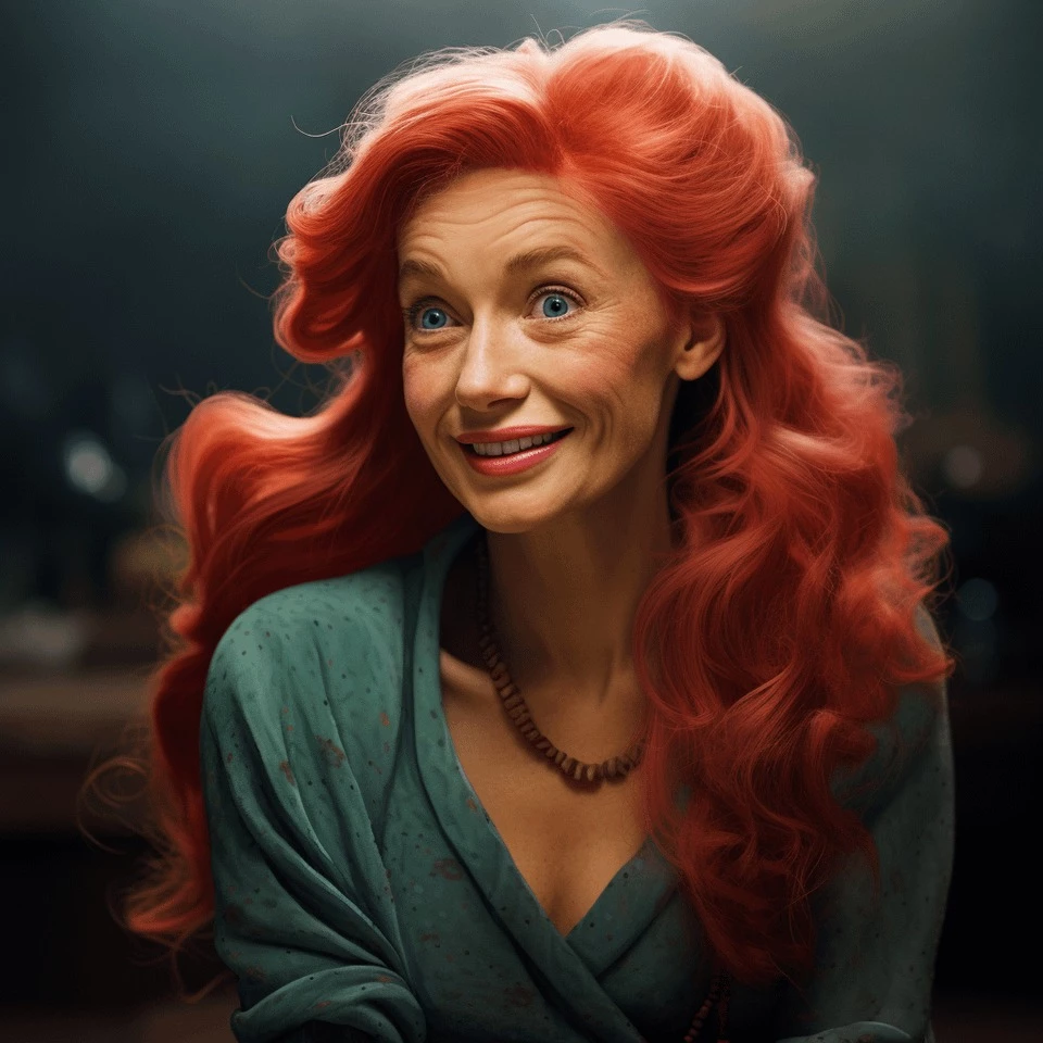 Ariel (The Little Mermaid) May Have Grown Old, But She Still Retains Her Iconic Red Hair