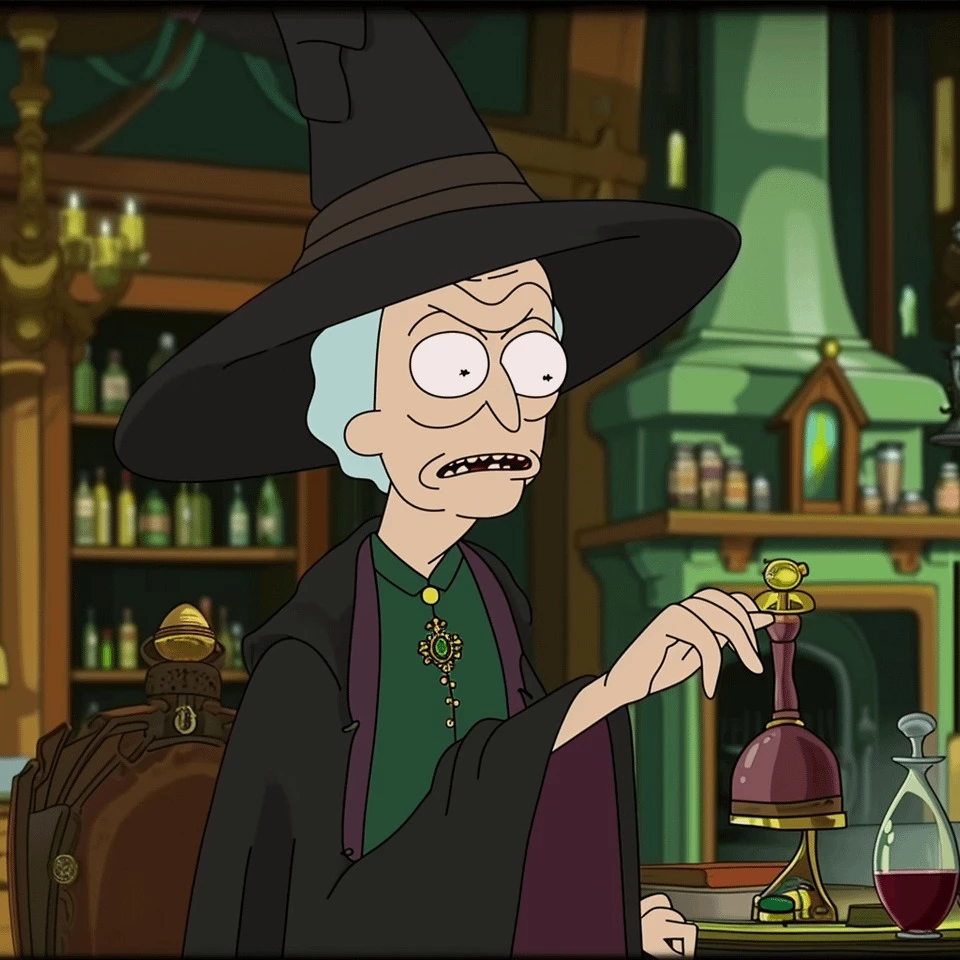 Minerva McGonagall Looks Like A Classic Evil Witch That Appears In Your Bedtime Story
