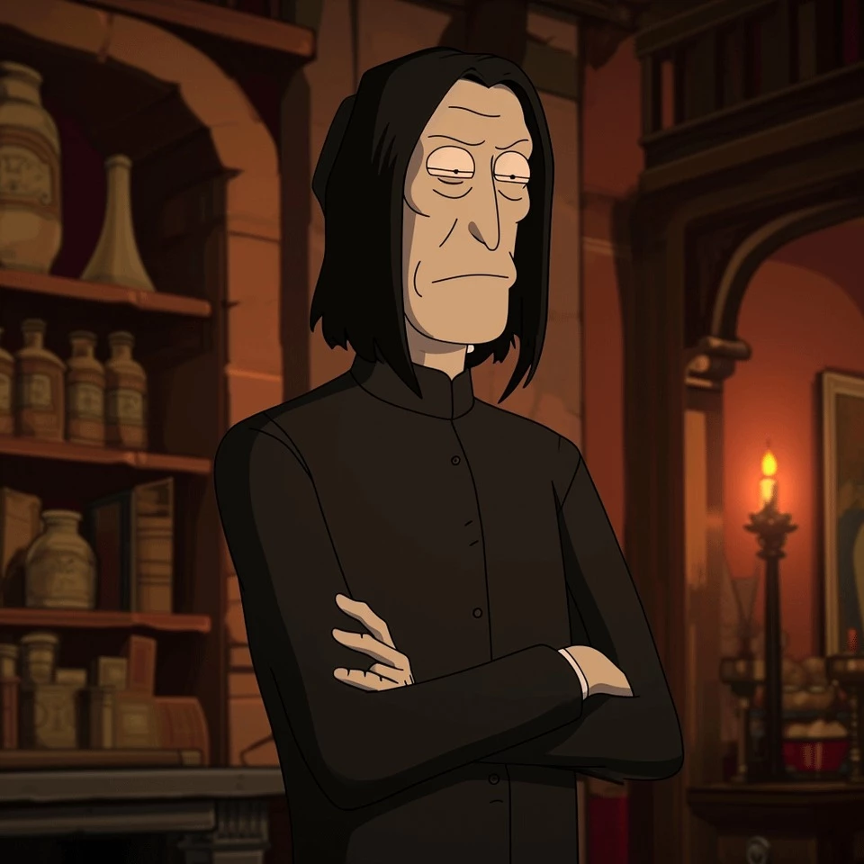 Professor Snape Needs To Put On Some Weight In This Universe