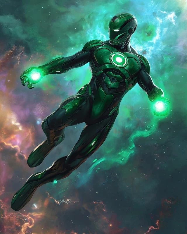 Green Lantern Wears A Suit That Resembles His Willpower