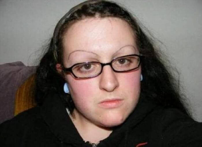 ridiculous eyebrows