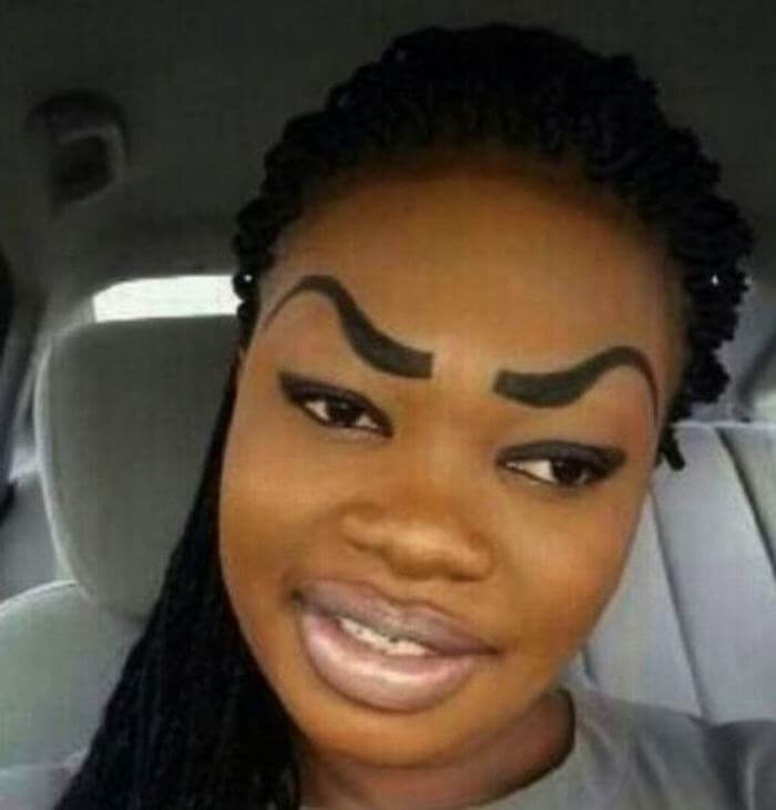 ridiculous eyebrows