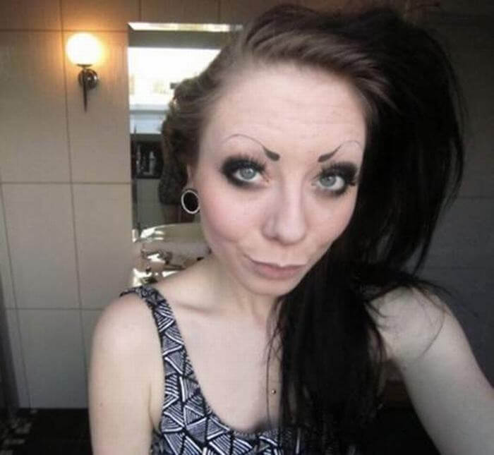 ridiculous eyebrows