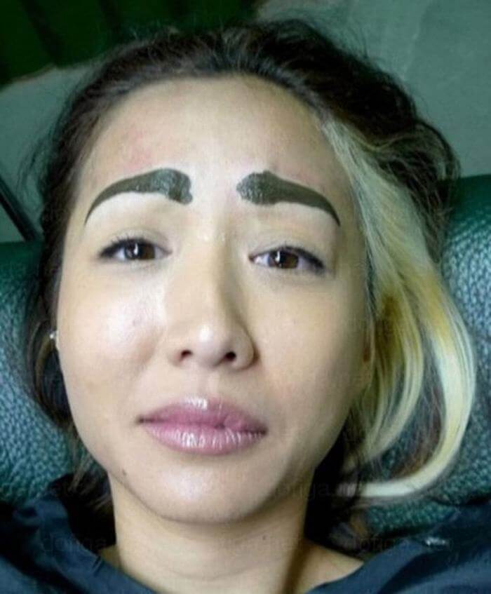 bad eyebrows funny