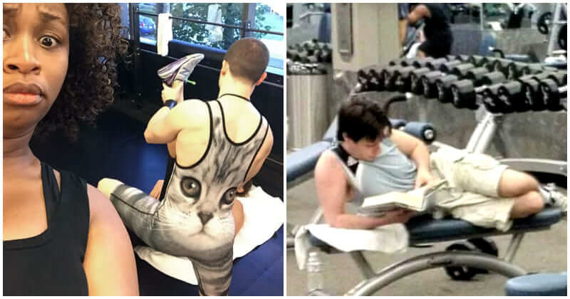 weird people at the gym