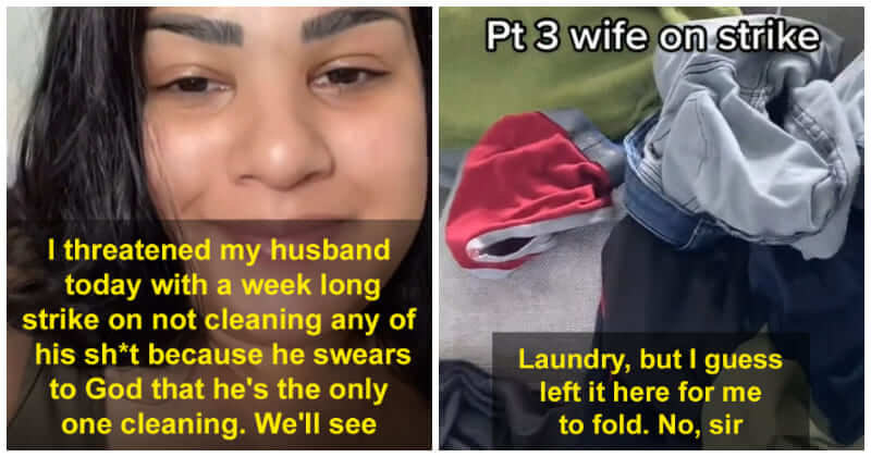 Husband Insists Hes The One Cleaning So Wife Just Lets Him Pick Up After Himself For A Week 