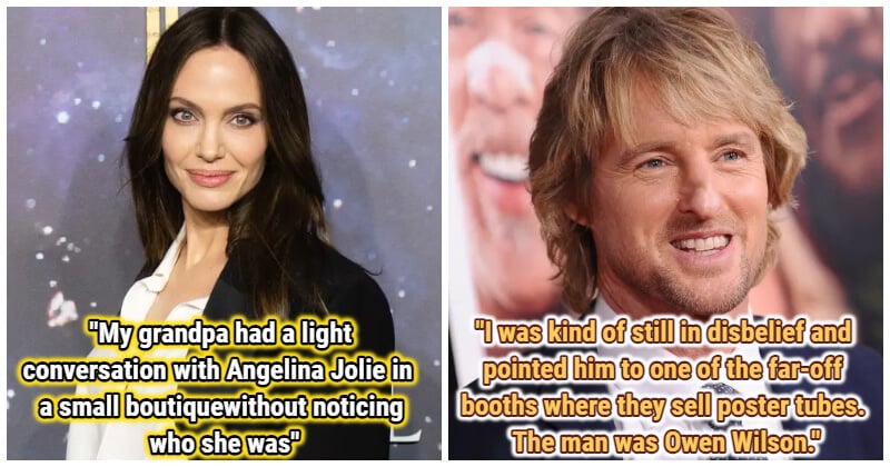 35 Celebrity Encounters From People Who Didn't Recognize They Met ...