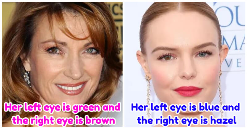 jane seymour eyes two different colors