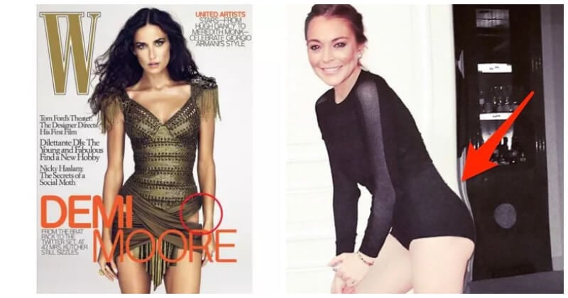 celebrity photoshop fails before and after